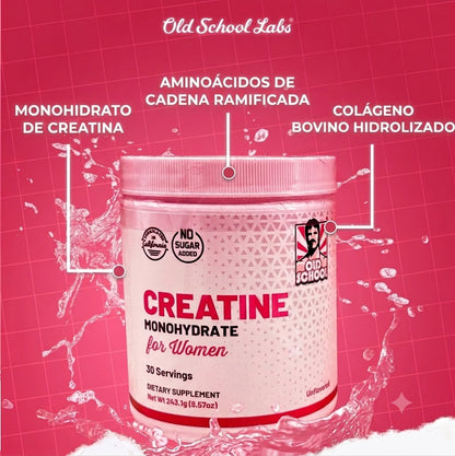 CREATINA PARA MUJERES. Rendimiento y fuerza Diaria