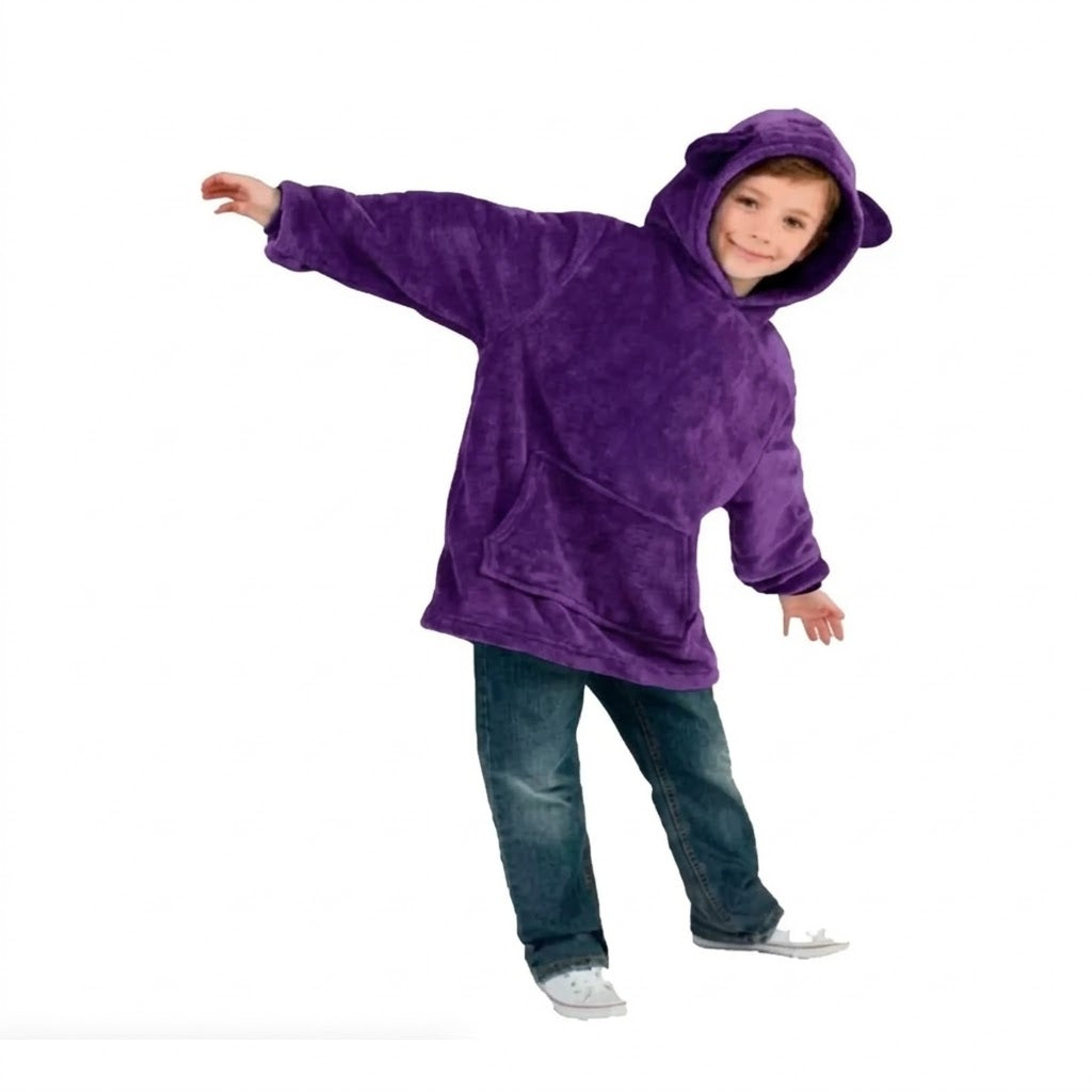 POLERON PELUCHE NIÑO 2 EN 1