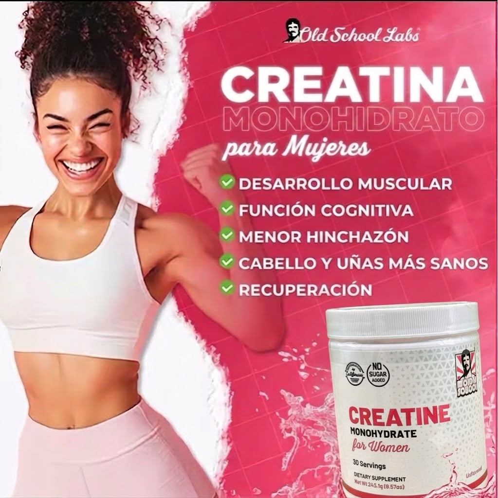CREATINA PARA MUJERES. Rendimiento y fuerza Diaria