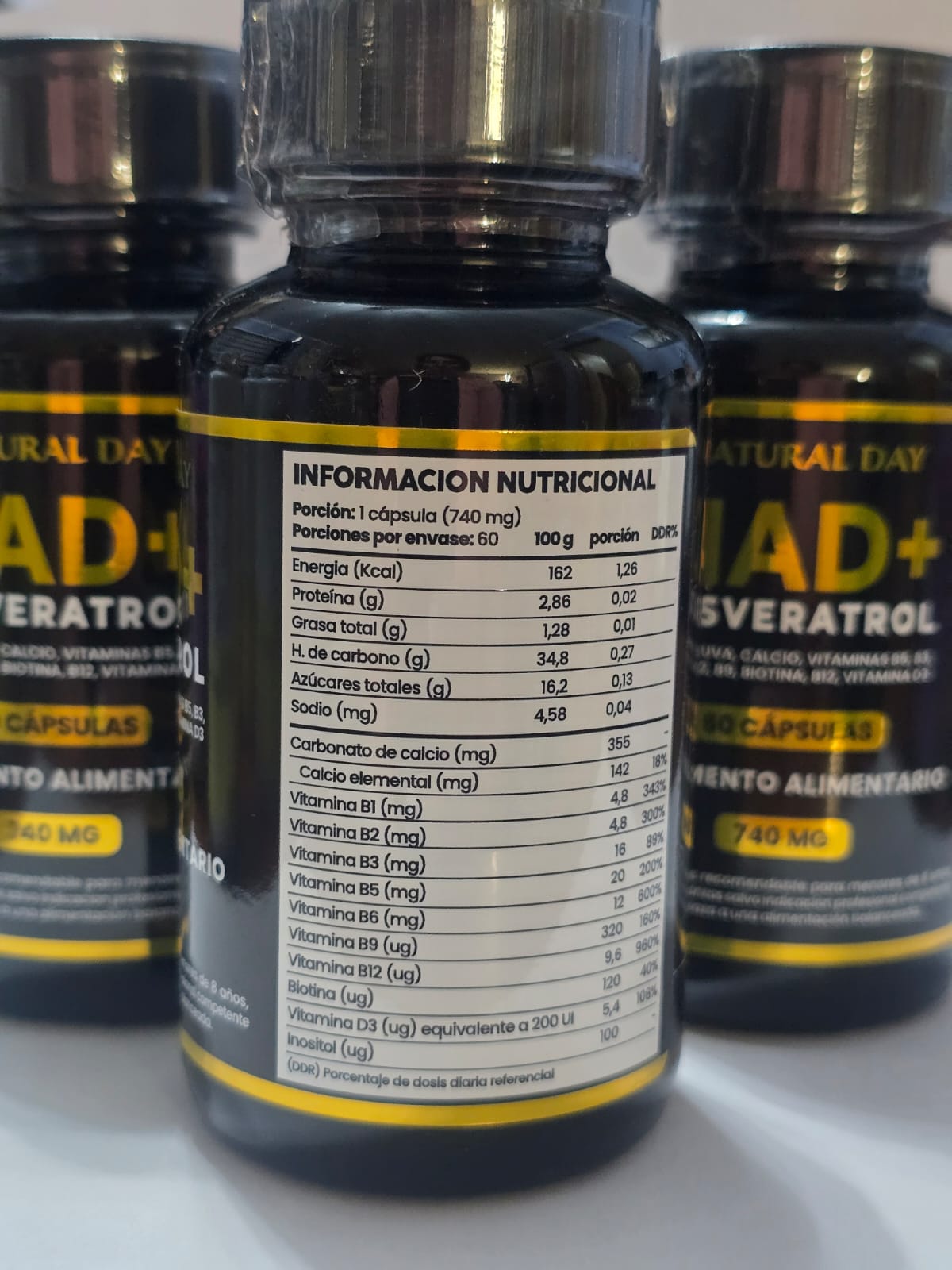 NAD + RESVERATROL 60 cap