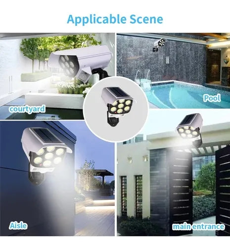 PACK X3 FOCO SOLAR TIPO CAMARA SENSOR