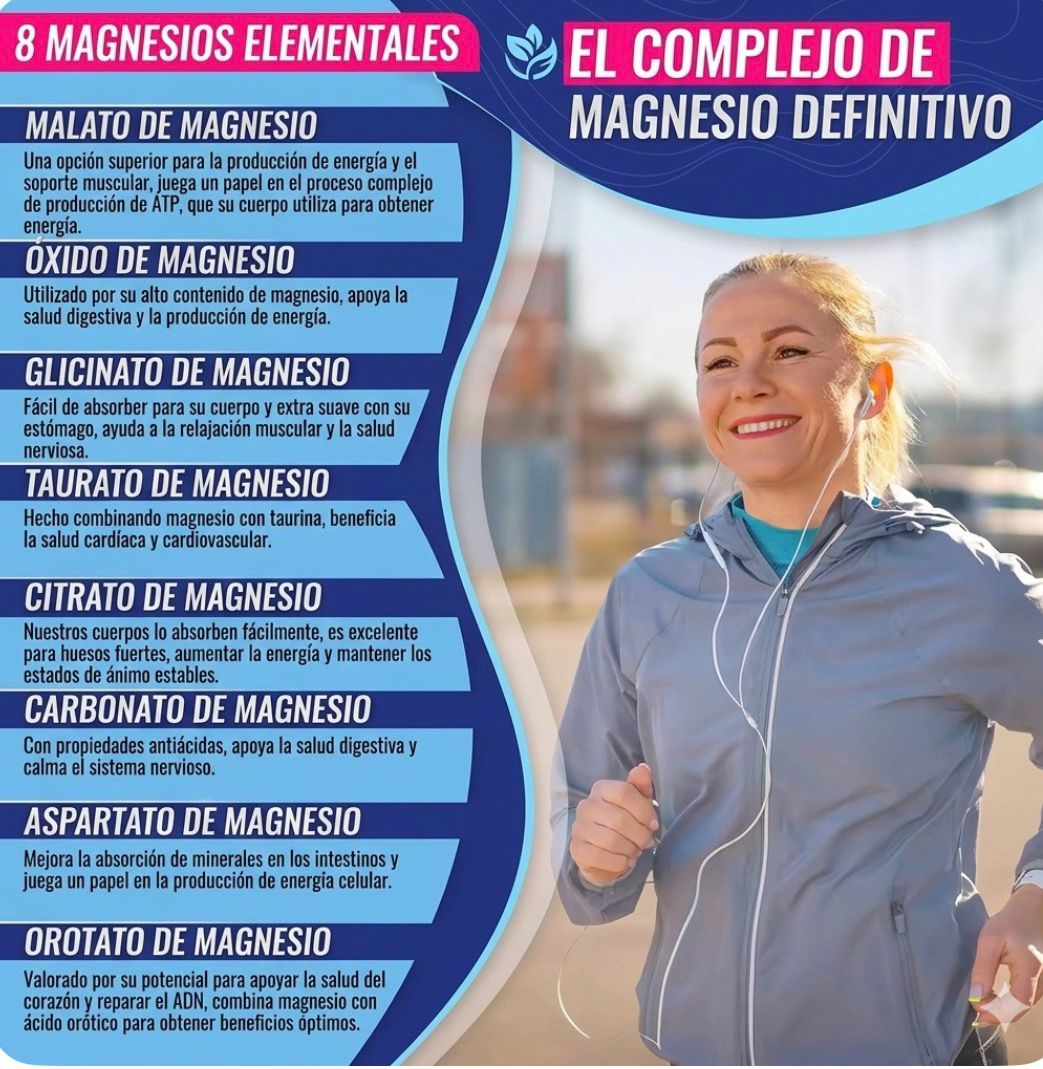 MAGNESIO COMPLEX 8 ELEMENTAL 1000 mg